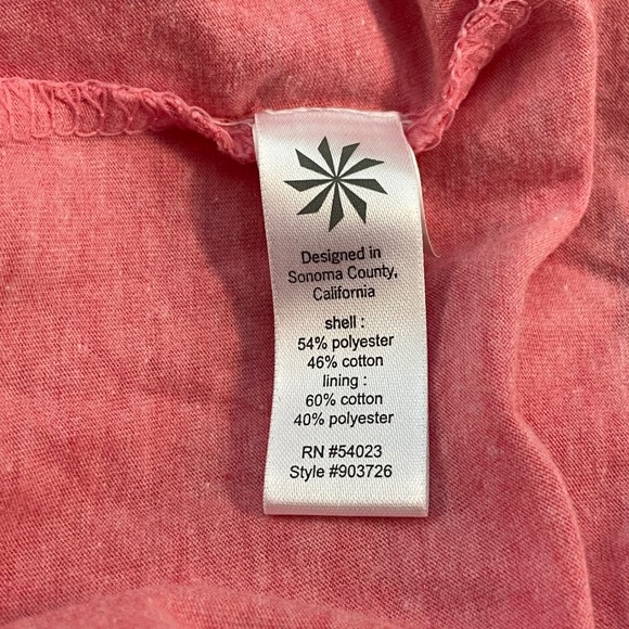 Athleta Pink Medallion Lace Print Empire Waist Tie Back Tank Dress 903726 XS - Picture 5 of 9